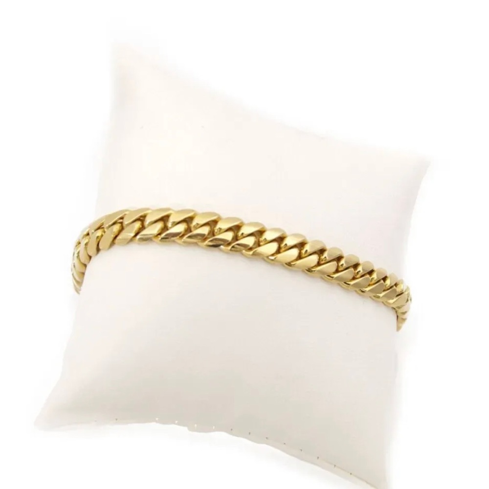 10mm 18k gold solid